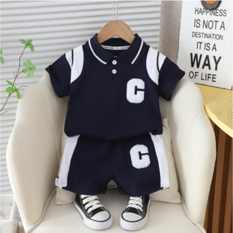 Summer Baby Boys Clothes Suit Children Boys T-Shirt Shorts 2Pcs/Sets Toddler Casual Sports Costume Kids Tracksuits