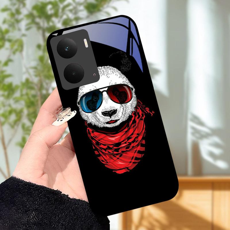 Для Realme P3 5G Чехол Закаленное Стекло Задняя Крышка Ударопрочный Жесткий ПК Оболочка Корпус Для Realme P 3 RealmeP3 5G Бампер Funda Coque