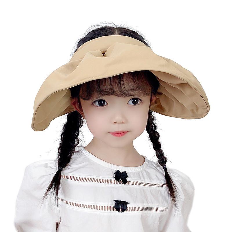 Summer Kids Sun Hat With Wide Brim And Breathable Cotton Polyester For Girls And Toddlers