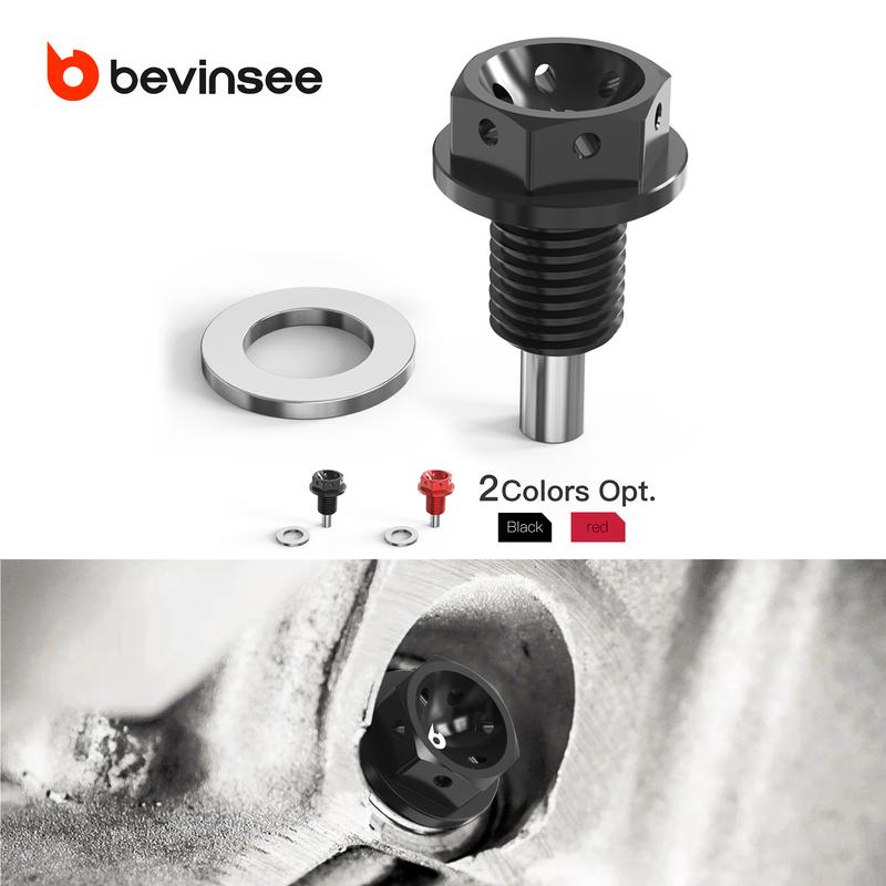 M12x1.5 Magnetic Oil Sump Drain Plug for BMW E46 E90 E39 E36 E60 E34 E92 E93 E30 E24 F10 F30 F36 Z3 Z4 X3 E83 X5 E70, for MINI