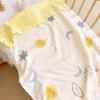 GPPNKC Baby Gauze Minky Soothing Blanket, Little Rainbow Hearts