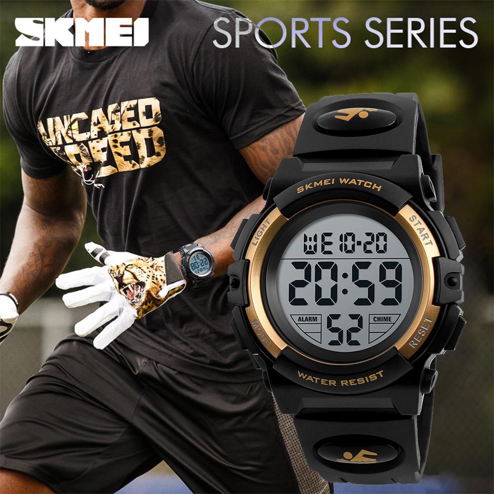 SKMEI Детские часы, наручные часы, модные многофункциональные водонепроницаемые светящиеся часы для занятий спортом на открытом воздухе