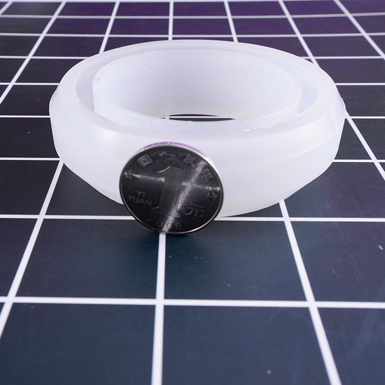 Высокопрозрачная силиконовая форма для браслета из смолы DIY