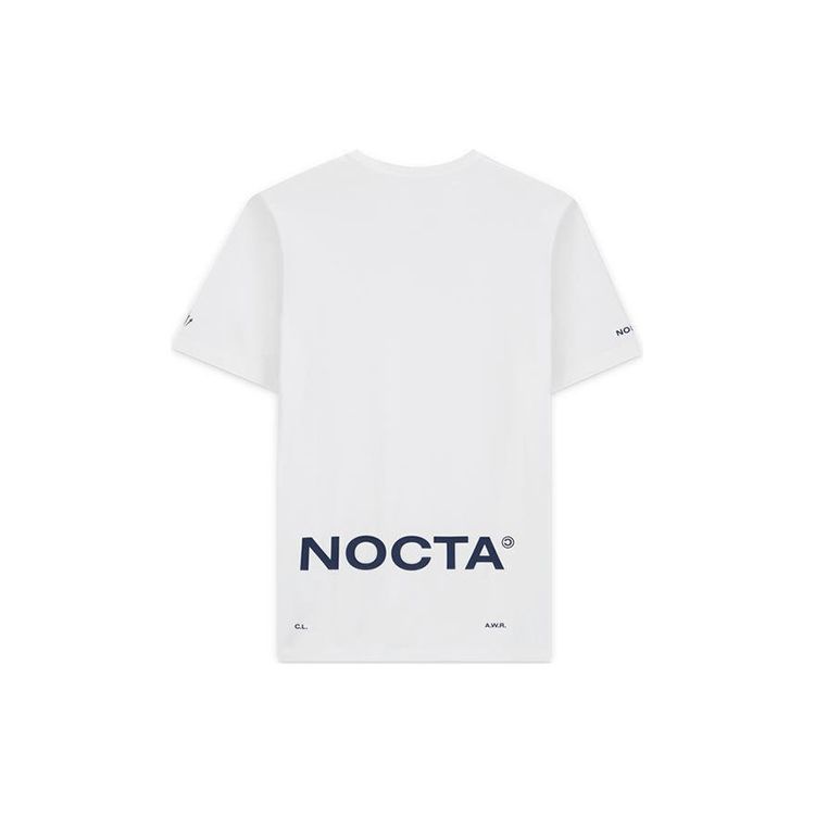 Nike Футболка с коротким рукавом X NOCTA, белая/синяя, мужские топы Void DJ5948-100