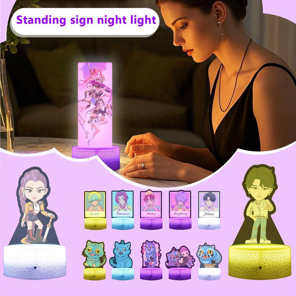 Stand Night Light Is Suitable For Children's Gifts, Fans Around The Beautiful Gift Lights