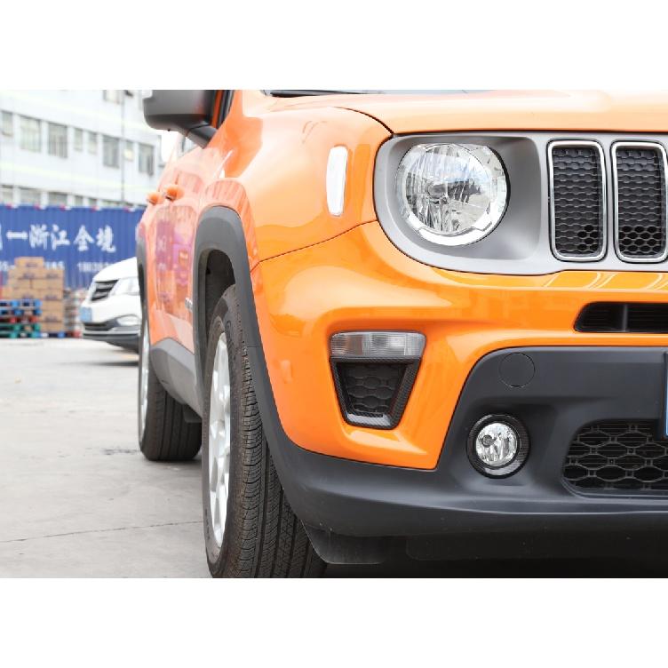 Передняя противотуманная фара автомобиля, декоративная кольцевая крышка для Jeep Renegade 2022, капоты для ламп, стильный экстерьер