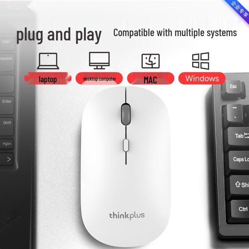 Lenovo Thinkplus M20 2.4G Wireless Silent Office Mouse