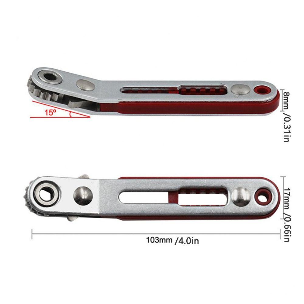 Drive Socket Ratchet Wrench Hex Screwdriver Bit Hexagon Ratchet Spanner Durable   Car Vehicle