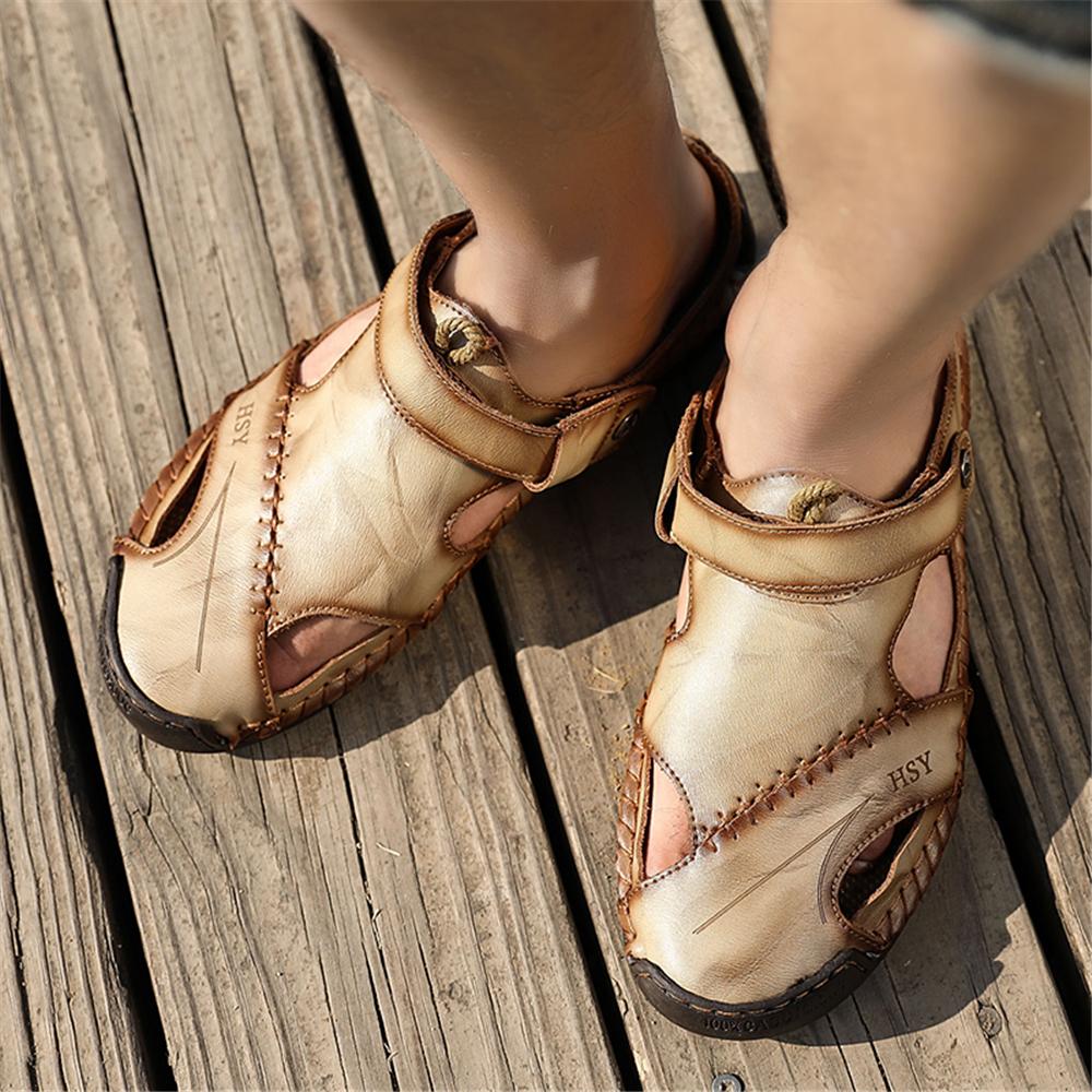 Step In Style: Men's Comfy, Aerated, Non-Skid Sandals for Rugged Use