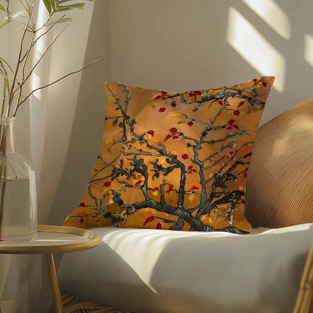 Акварельная живопись с изображением орхидей, наволочка, шелковистая, элегантная, удобная, для дивана-кровати, невидимая молния, пляжная наволочка