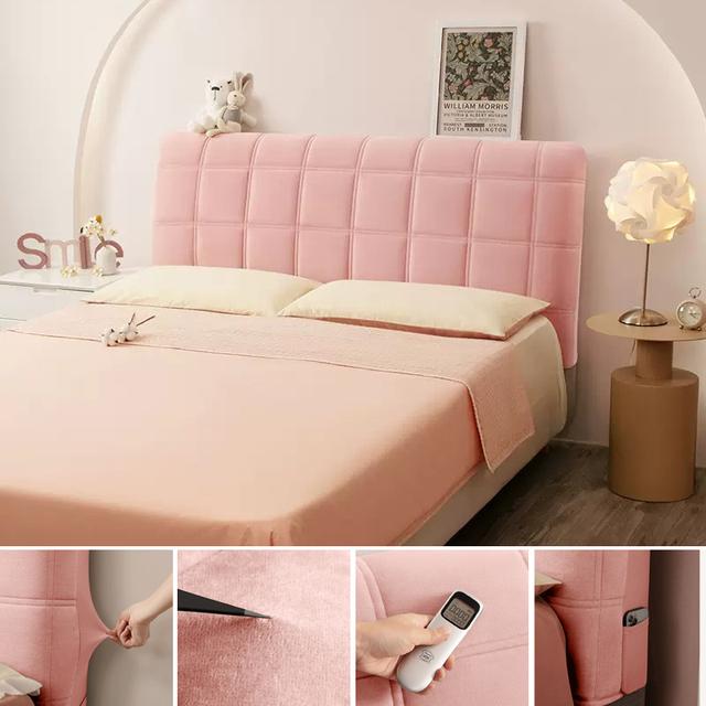 Чехол для изголовья кровати в европейском стиле, большой утолщенный чехол для кровати, все включено, мягкий бархатный чехол для изголовья кровати, украшение для дома и отеля