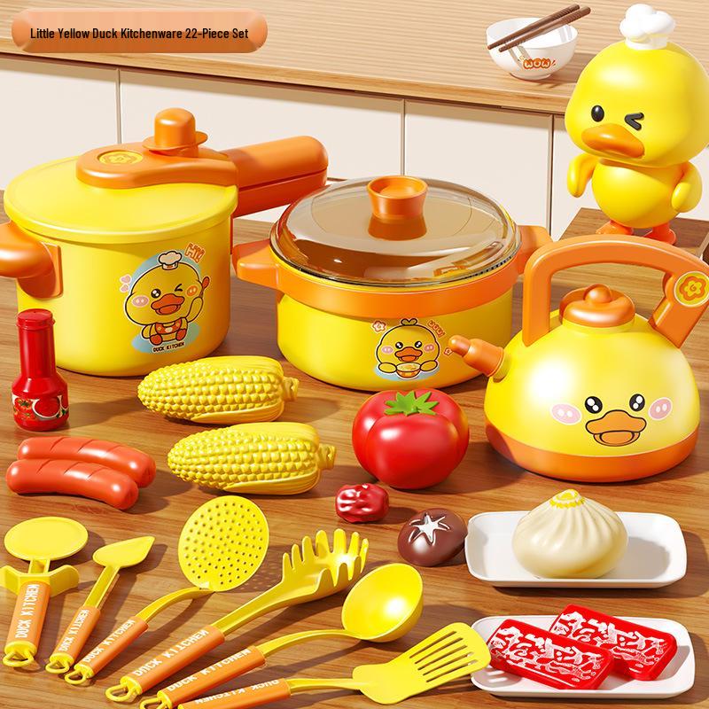Complete Baby Kitchen Play Set: Simulation Cooking Toys for Girls Ages 1-6