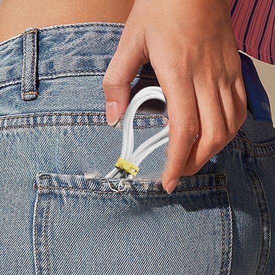 Набор для маркировки кабелей 30 шт. Водонепроницаемые стяжки с наклейками-бирками Легкие органайзеры для шнуров Дорожный набор кабельных стяжек