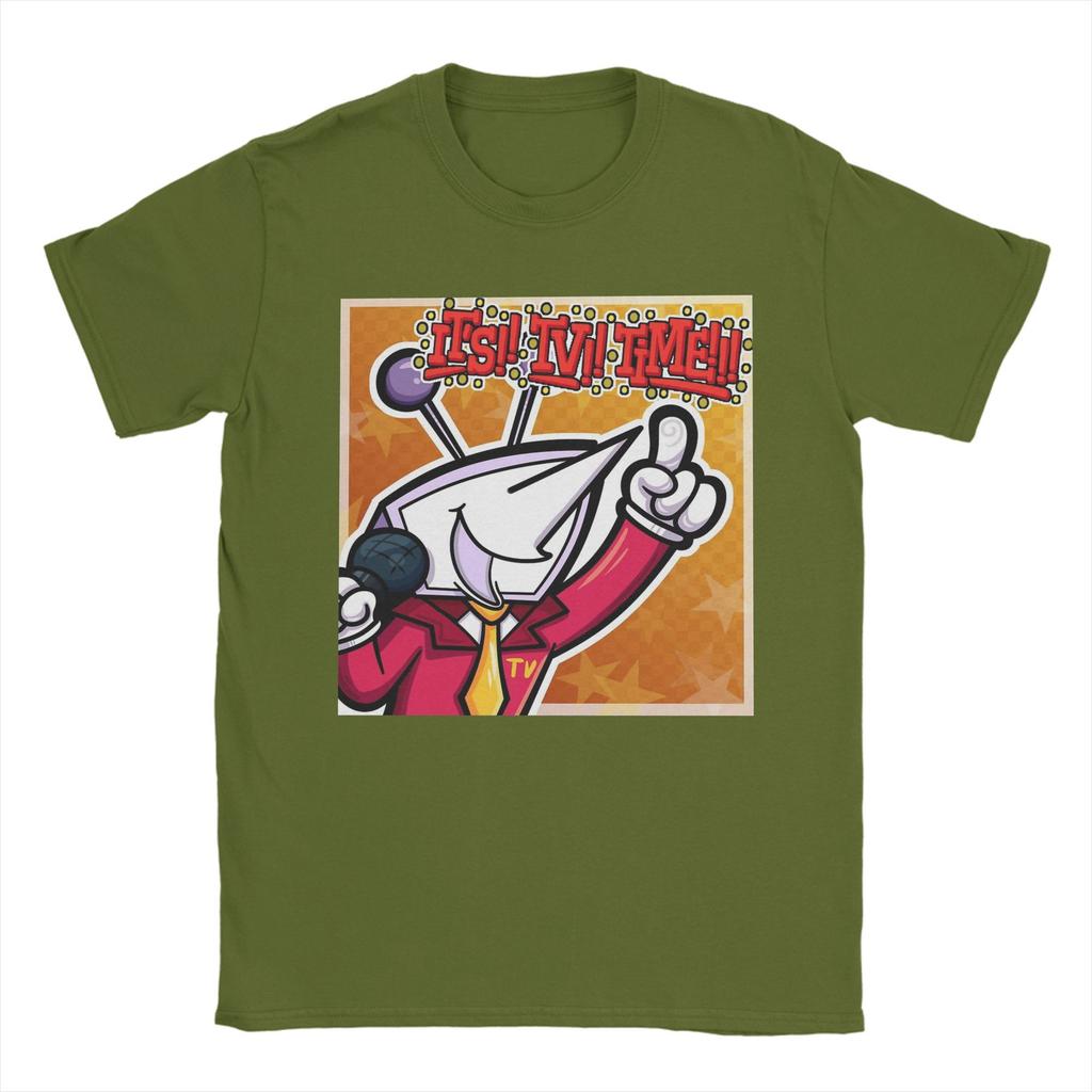 Men Deltarune Tenna It's TV Time T Shirt Cotton Clothes Novelty Short Sleeve O Neck Tee Shirt Printed T-Shirts