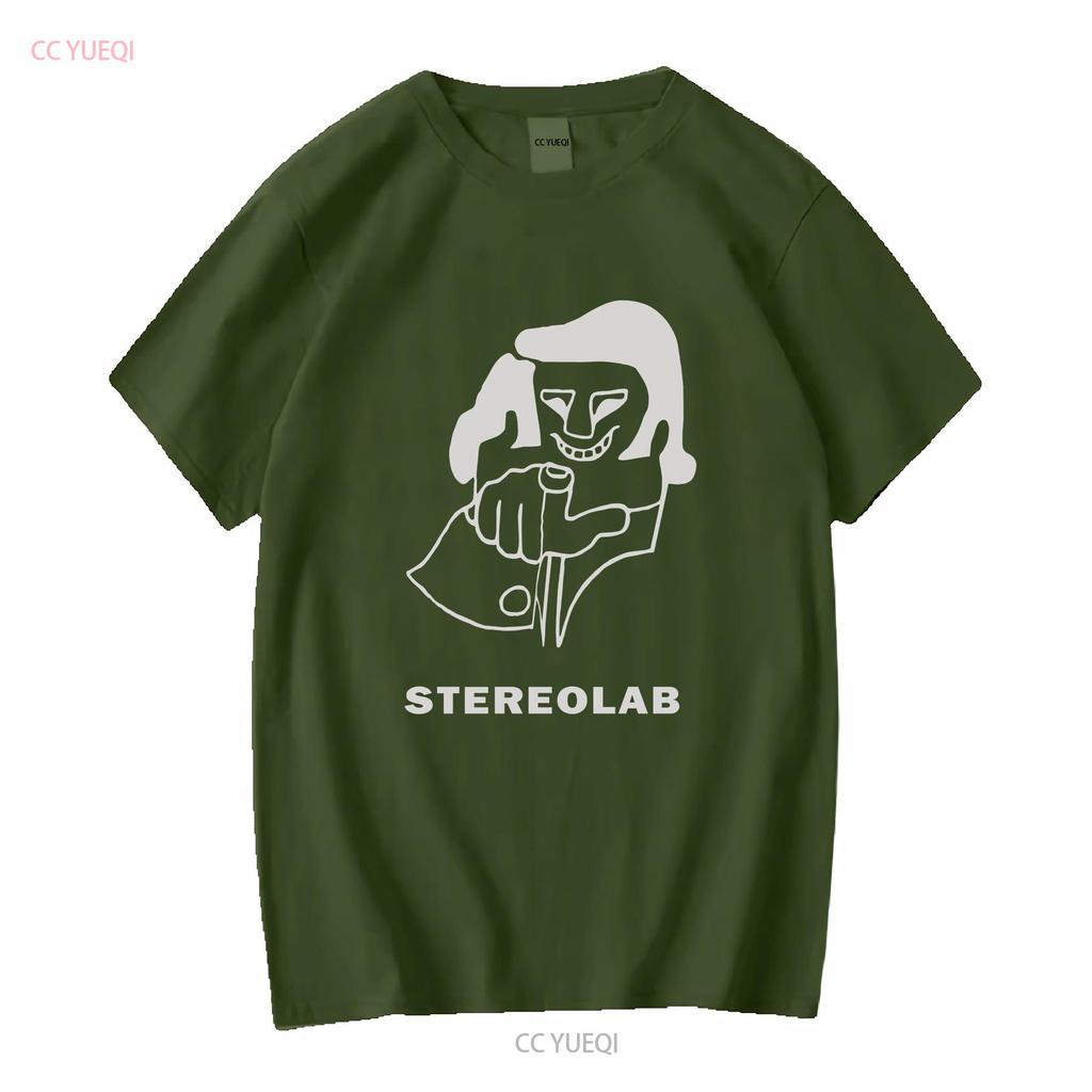 New Stereolab T shirt short sleeve full size SP8454 long or sleeves vintage Washed Top For Everyday Wear graphic Stylish