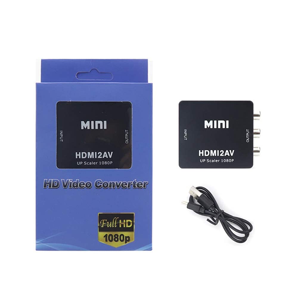 HDMI в AV Композитный HDMI в RCA 1080P HDMI в Аналоговое Преобразование Аудио USB Питание для Switch Конвертер, Конвертер, Переключение PAL/NTSC, Совместимый,