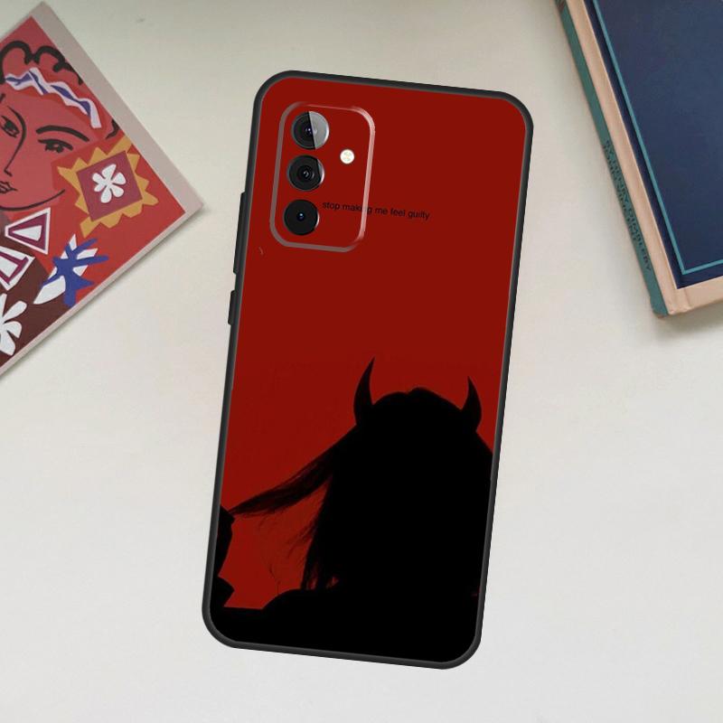 Devil Woman Case For Samsung Galaxy A06 A16 A26 A36 A56 A55 A35 A15 A53 A32 A52 A33 A13 A14 A34 A54 A17