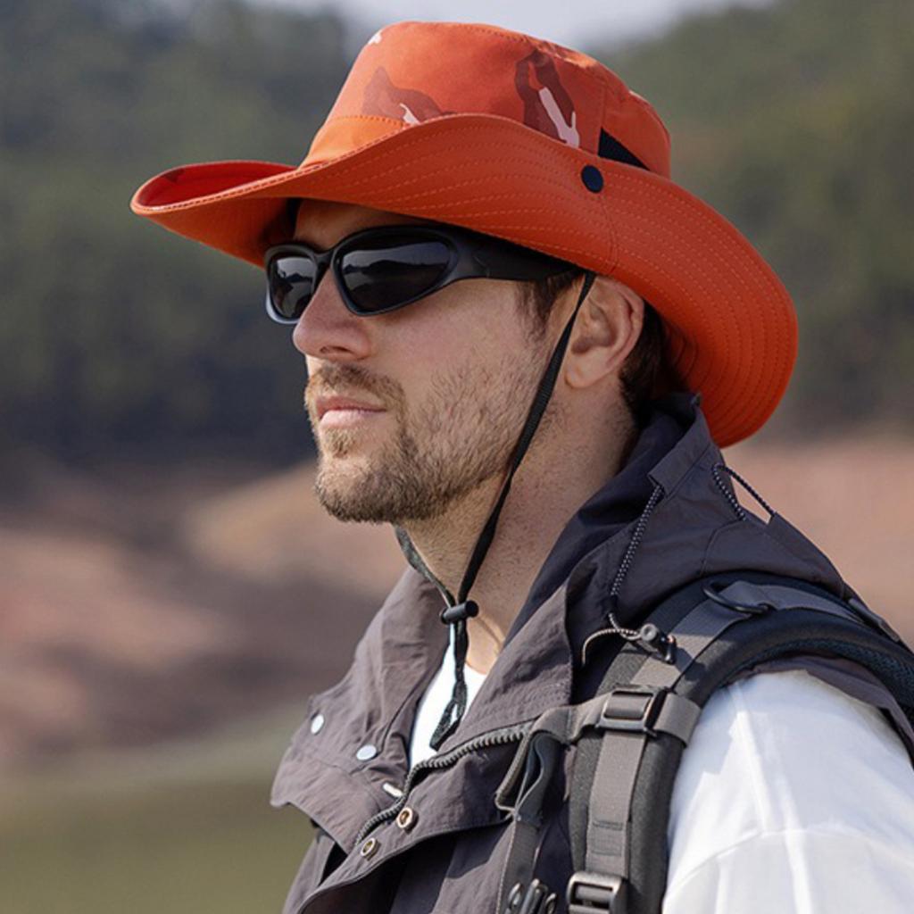 Камуфляжные солнцезащитные шляпы для мужчин и женщин Панама UPF 50+ Boonie Hat Складная УФ-защита Пеший туризм Пляжная рыбалка Лето Сафари Регулируемая