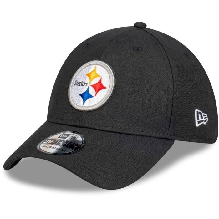 Casquette 39THIRTY - New Era - Pittsburgh Steelers - Stretch Fit - 95% Polyester - Sportswear