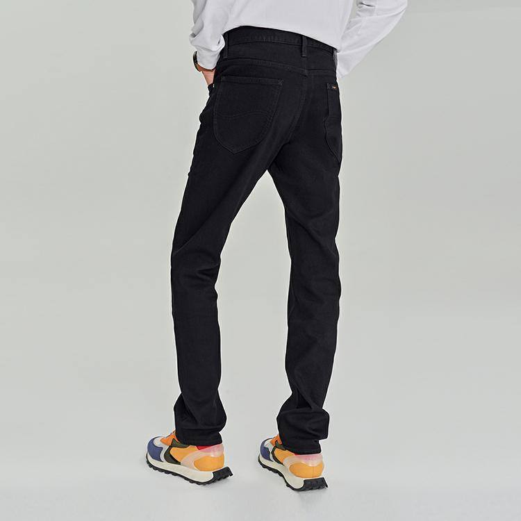 Lee Jeans Men's Black Moderate Straight Fit Pants LMB1007263YS00F898L00