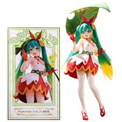 Хацунэ Мику Аниме Фигурка Kawaii Дюймовочка Vocaloid Страна Чудес ПВХ Фигурка Коллекция Модель Кукла Украшения Игрушки Подарок