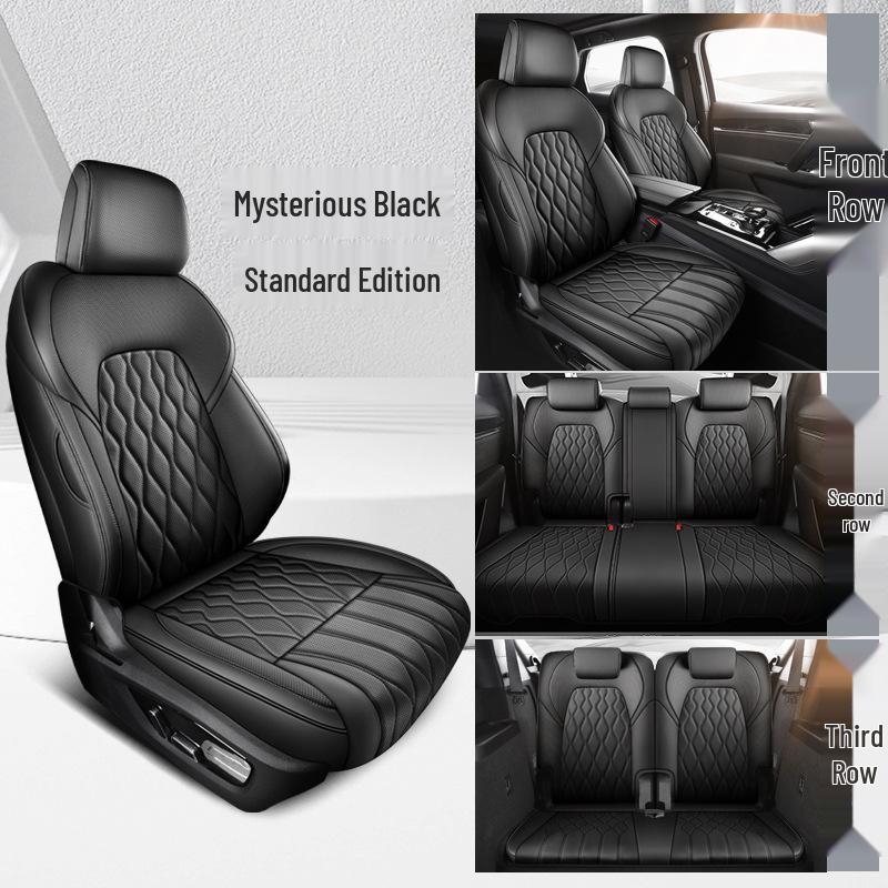 BYD Tang DM Подушка на сиденье автомобиля из натуральной кожи - Универсальная, всесезонная, совместимая с семиместным автомобилем