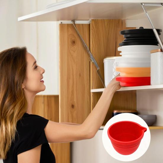 Силиконовая крышка для чаши миксера KitchenAid 5 кварт, складной многоразовый вкладыш