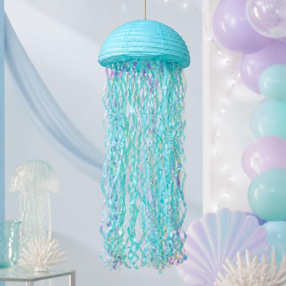 Rainbow Style Hanging Jellyfish Lantern Jellyfish Party Decoration  Ocean Theme Party