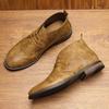 Men Desert Boots Retro American Style Men Ankle Boots