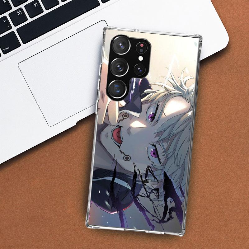 Kaisen J-Jujutsu Инумаки Тоге Чехол для телефона Samsung Galaxy S25 S24 S23 Plus S22 Ultra S21 S20 FE S10 + S25 Edge Funda Shell Coq