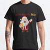 Men Fashion Casual Short Sleeves Ho Ho Hold My Beer Funny Santa Tees Oversized T-shirts
