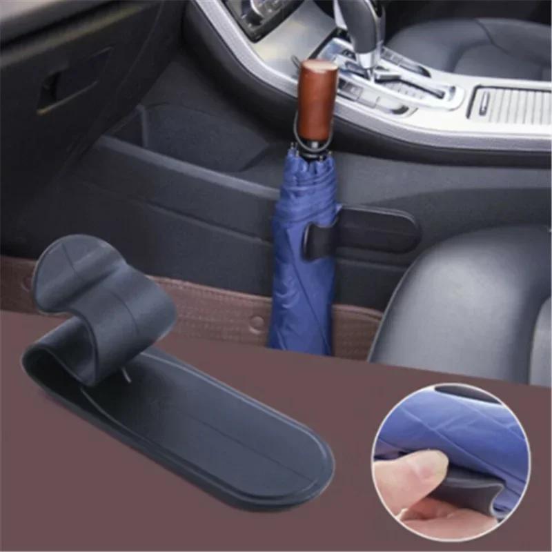 New 1/2PCS Car Umbrella Hook Holder Clip Car Trunk Mounting Bracket Interior Universal Fashion Auto Fastener Accessories