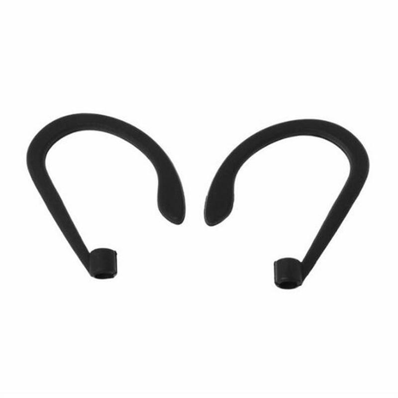 Пара не теряющихся заушных крючков для наушников Apple для Airpods, профессиональные противоскользящие силиконовые насадки для наушников, без наушников