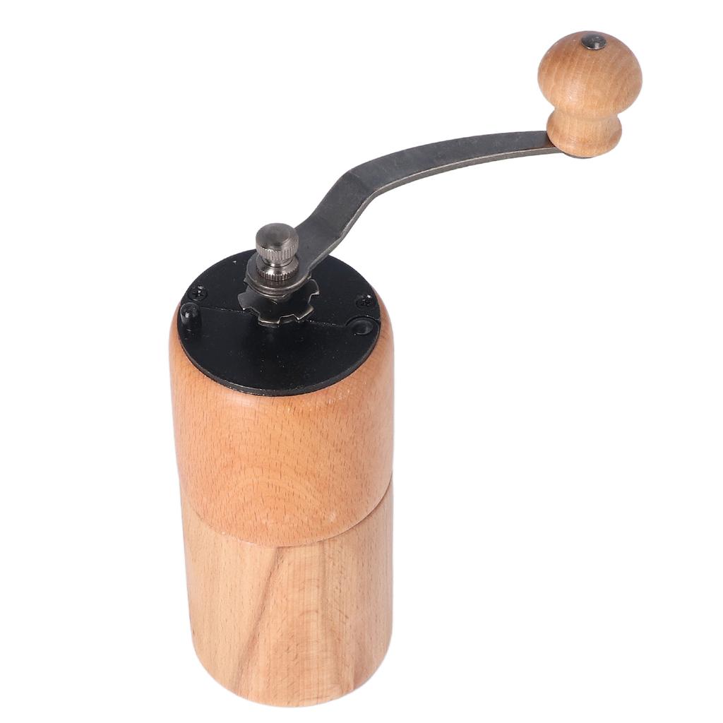 Ручная кофемолка с регулируемой грубостью помола, тихая портативная деревянная ручная кофемолка для дома