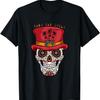 Cabo San Lucas Sugar Skull & Hat Souvenir T-Shirt T-Shirt