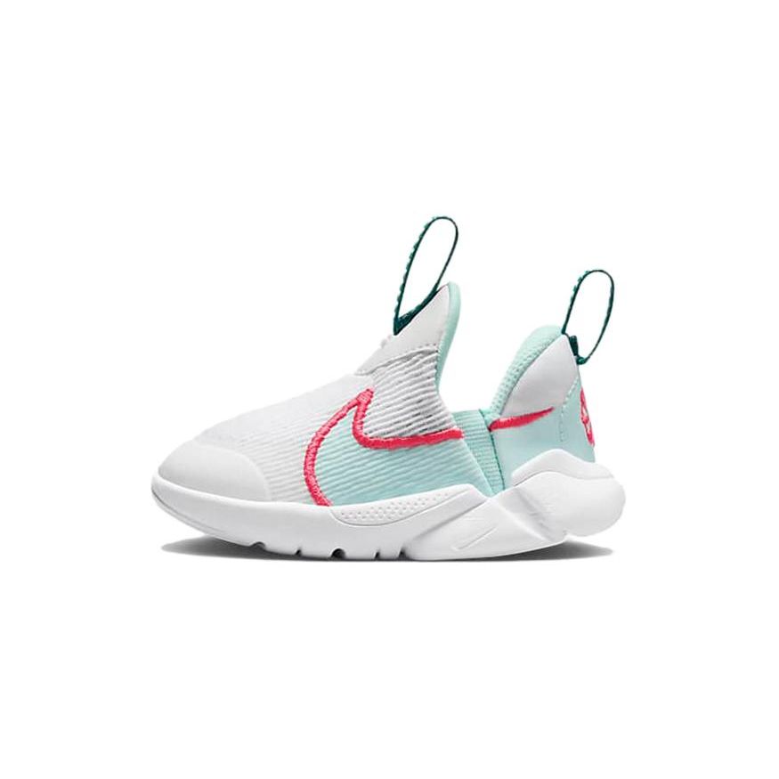Nike Flex Plus 2 TD Сетка Нескользящие Низкие Детские Кроссовки для Ходьбы Детская Обувь Белый Синий Красный DV8998-101