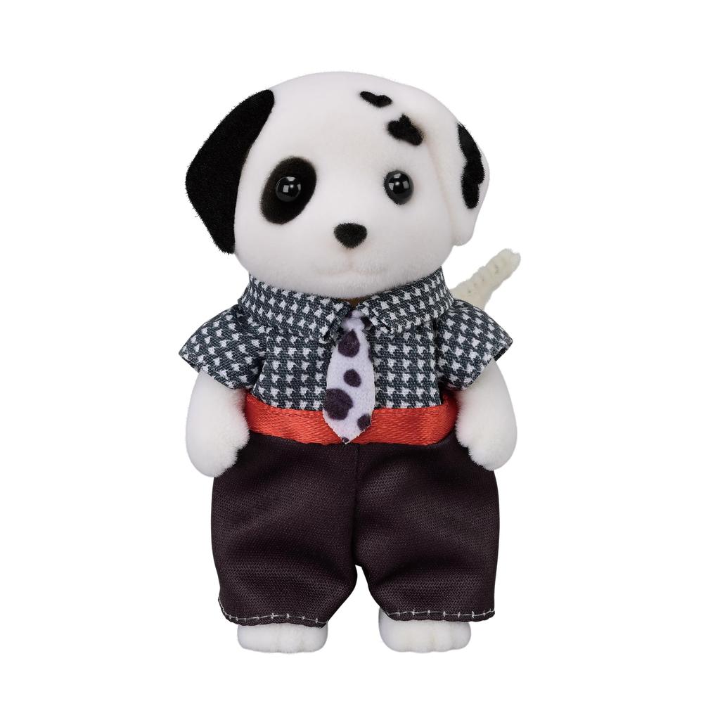 Sylvanian Families Dolls ST Mark Ages 3 and Toy Sylvanian Epoch [Dalmatian Family] C-79 Certified, Up, Dollhouse, Families,