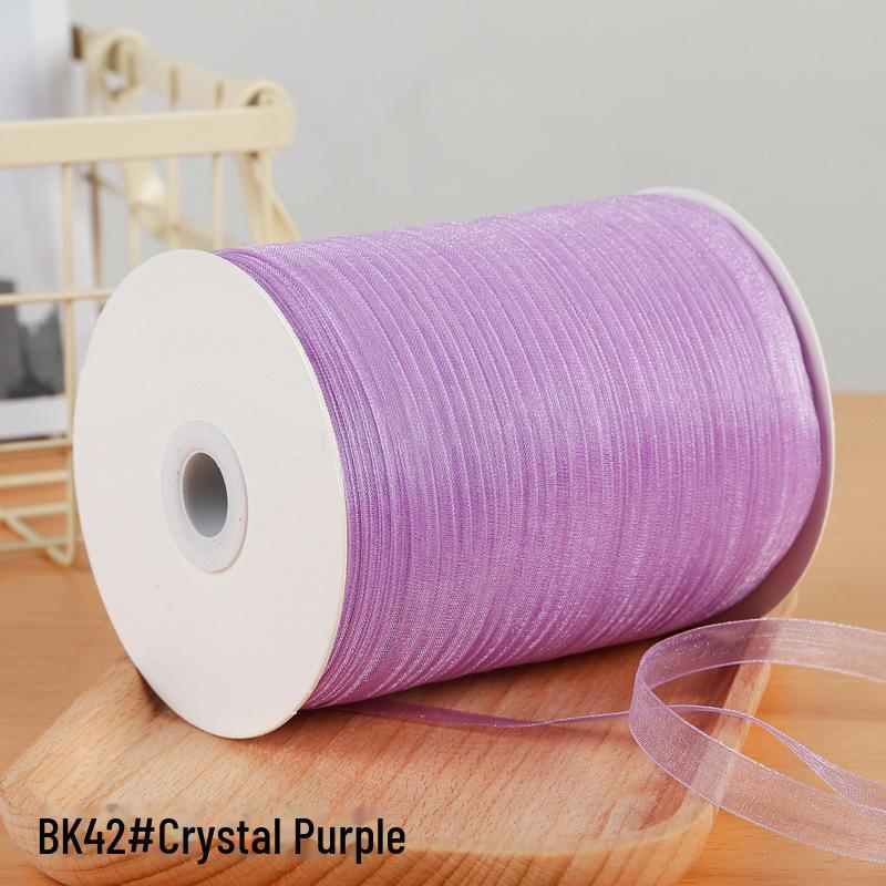 1 см прозрачная снежная пряжа лента для аксессуаров для волос и подарочных пакетов