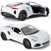 1/24 масштабная модель автомобиля Lotus Emira, игрушечный автомобиль из цинкового сплава со звуком и светом для детей, подарок для мальчиков и девочек