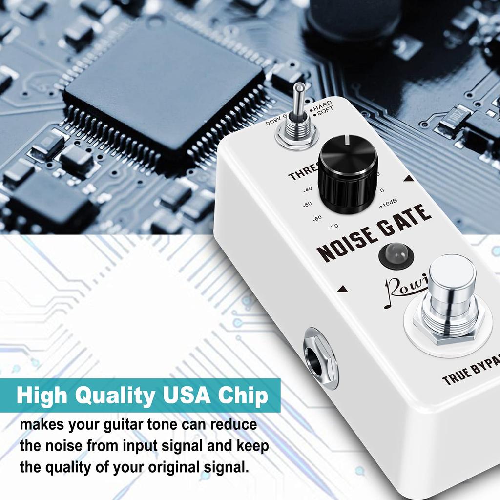 Rowin Noise Reduction NOISE GATE Guitar Effect Pedal LEF-319