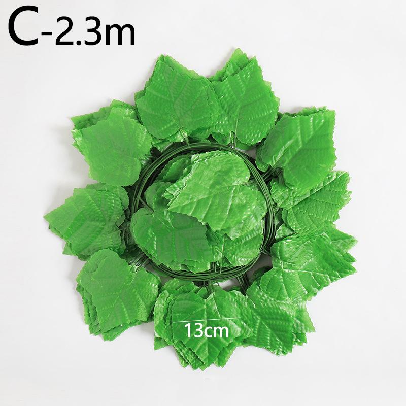 Simulated Vine Vine Vine Decoration Green Leaf Garden Ceiling Decor Climbing Tiger Vine Leaf Green Plant Simulation Plant Home Decor