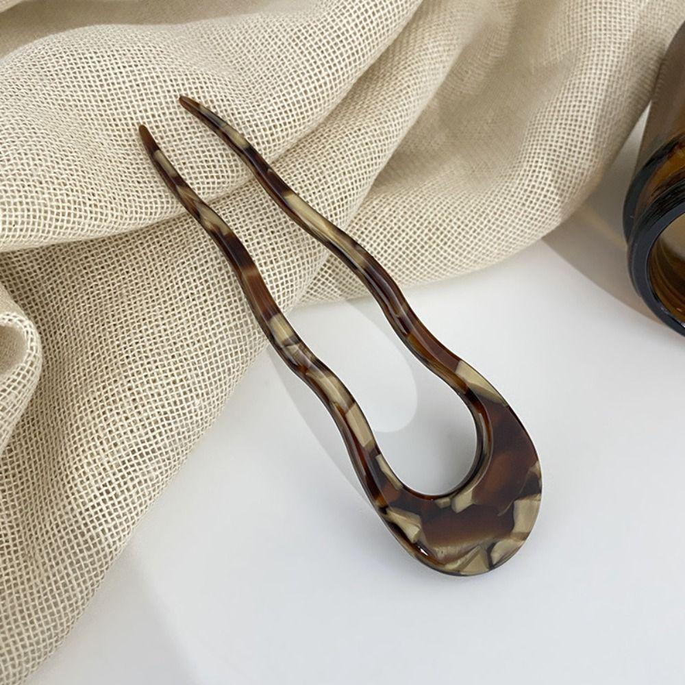 U-образные палочки для волос, аксессуары для волос, заколки, простые в использовании, женские вилки для волос