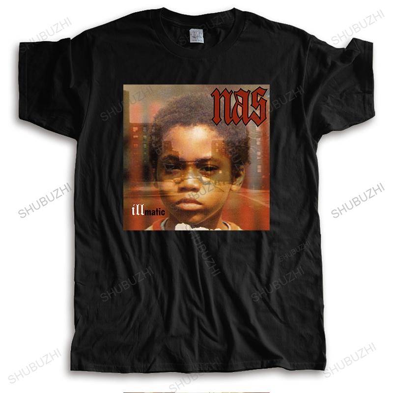 Custom NAS Illmatic Album Cover HipHop Graphic teeShirt Gift for Unisex Women Girls Unisex oneck streetwear summer cool TShirt