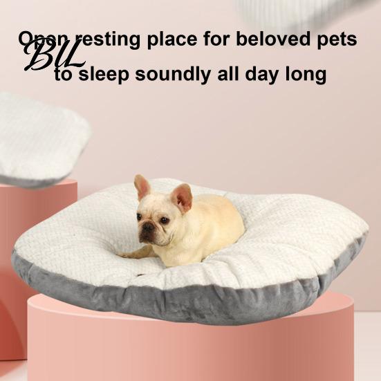 Breathable Pet Bed Dog Mat Double-sided Cat Sleeping Pad Cushion with Removable Washable Cover Supportive Bedding for Floor Crate Easy Care