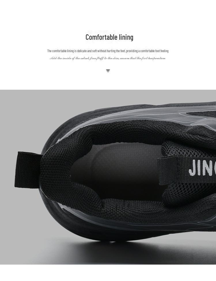 Мужские дышащие сетчатые кроссовки для пап на осень/зиму 2023 года — мягкая подошва, модная, легкая спортивная обувь