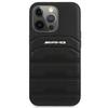 Amg Amhcp14Lgsebk Iphone 14 Pro 6.1 Black/Black Hardcase Leather Debossed Lines