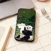 fubao panda phone Case For Samsung Galaxy A73,A72,A71,A70,A53,A52,A51,Others Soft Black Shell