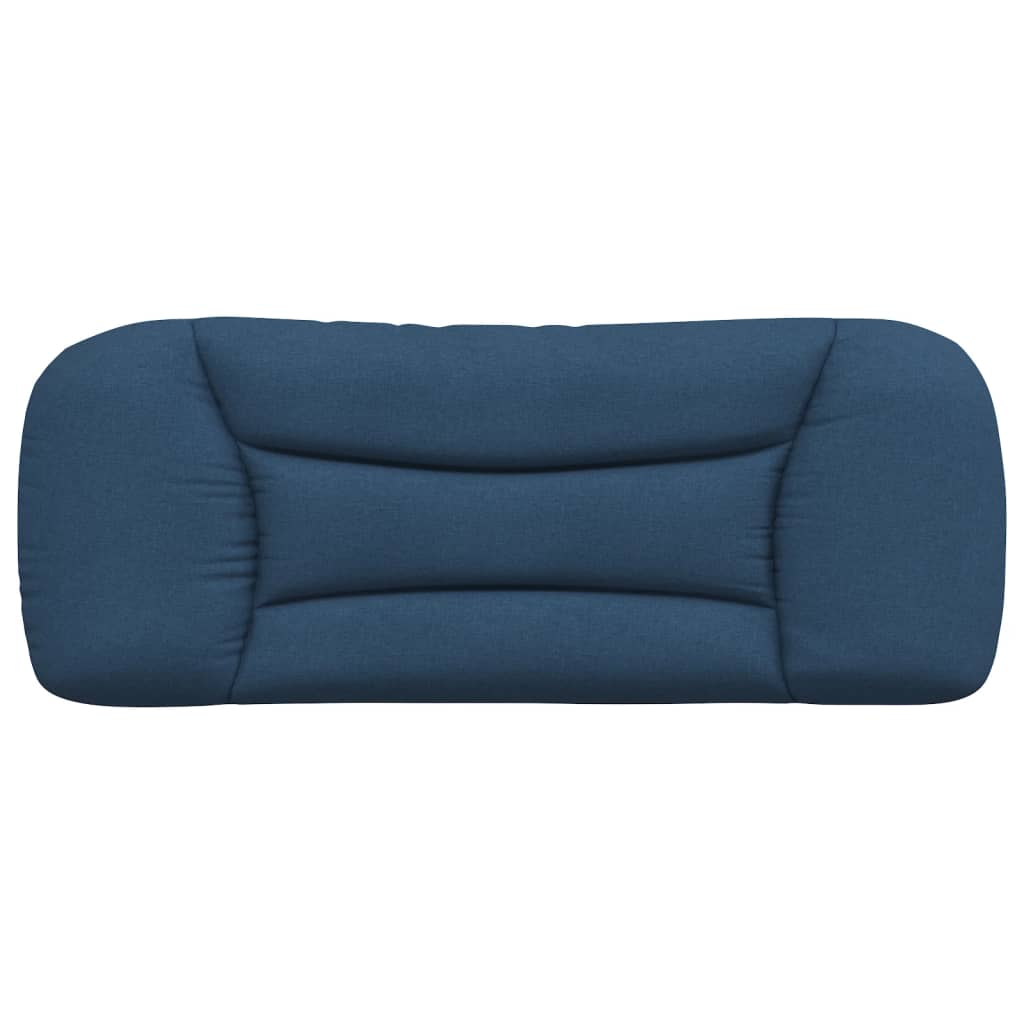 Vidaxl Poduszka Na Wezgłowie, Niebieska, 100 Cm, Tkanina