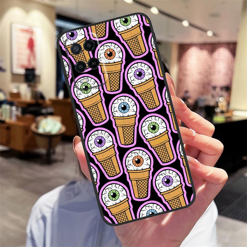 Чехол со смешным узором «Глаза» для Oppo A94 A54 A40 A60 A80 A98 A78 A18 A38 A58 A16 A76 A96 A17 A77 A74 A57S A15