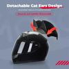 Мотоциклетный шлем Cool Cat Ear Full Face Helmet Удобный и дышащий для мужчин и женщин на все сезоны